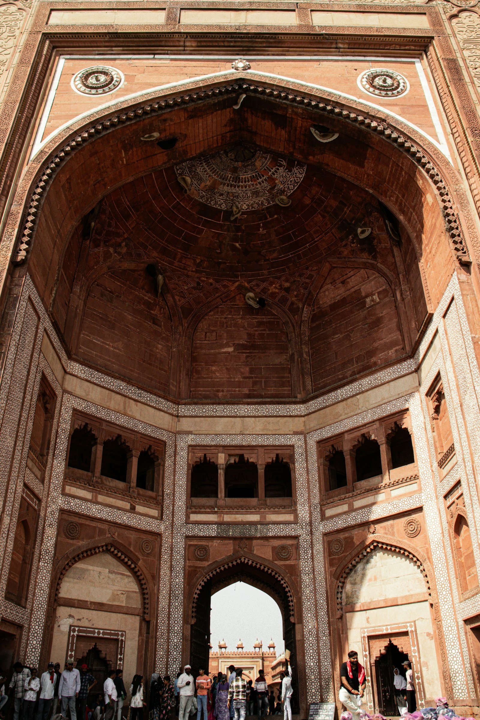 Grande voûte du Buland Darwaza à Fatehpur Sikri