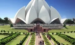 Bahai Lotus temple New Delhi India