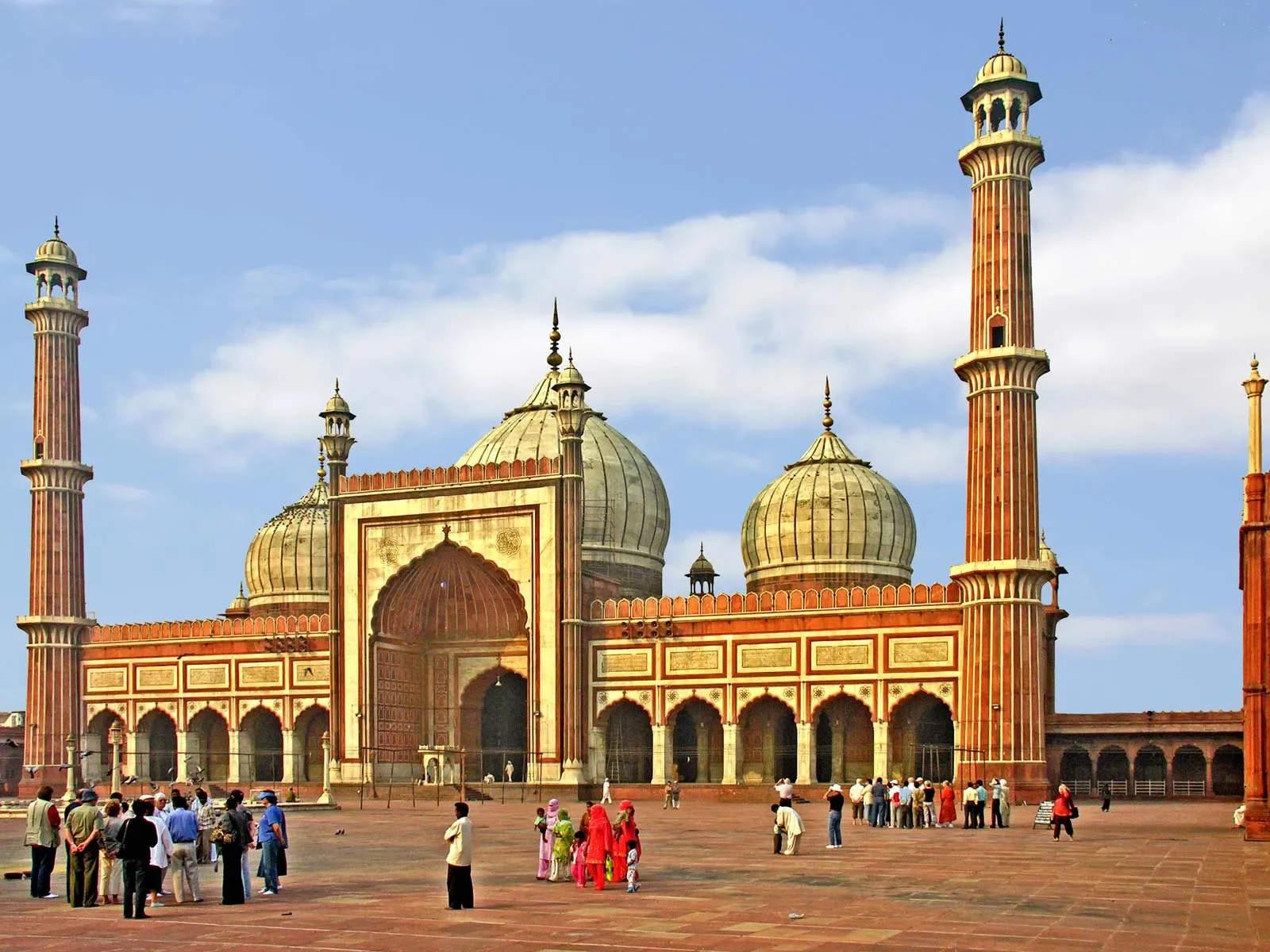 La mosquée Jama Masjid à Delhi