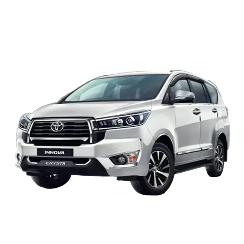 hire toyota innova crysta car with driver rental india trip trn