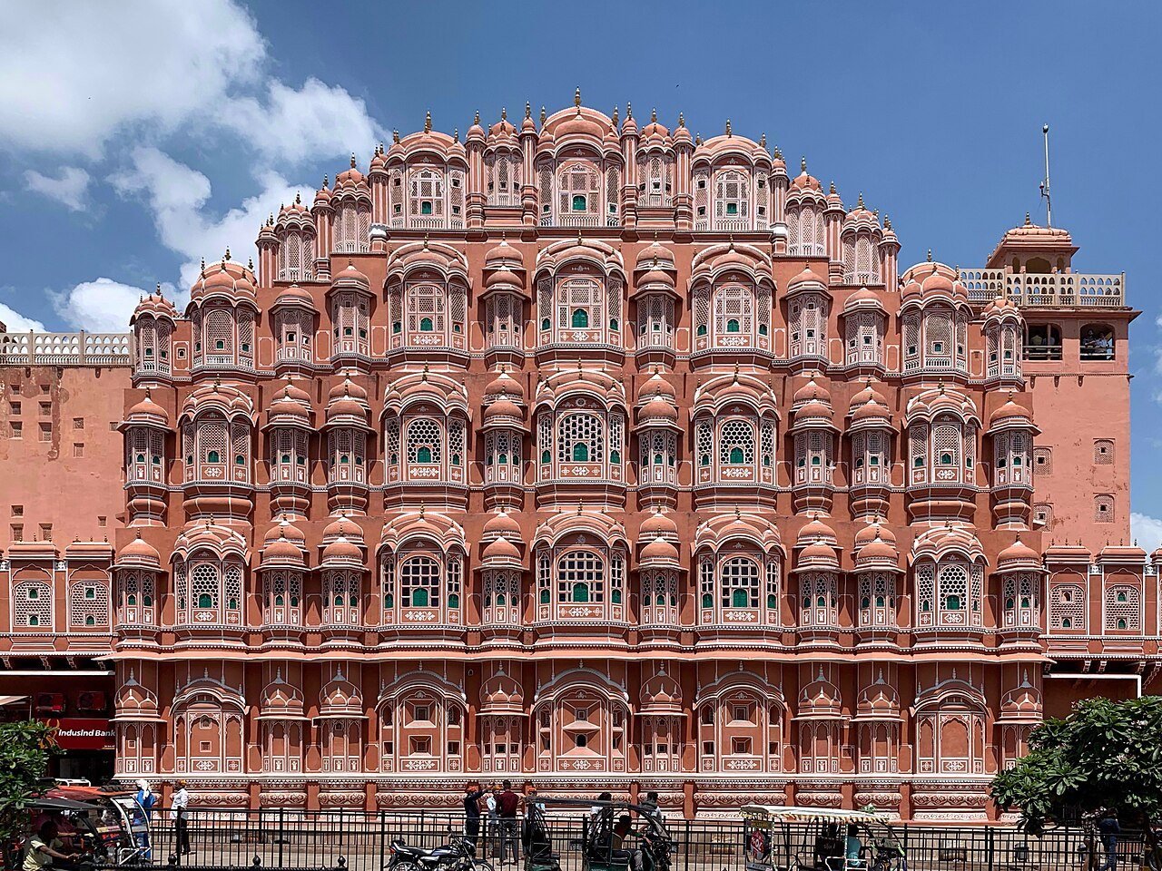 Façade du Palais des Vents Hawa Mahal à Jaipur