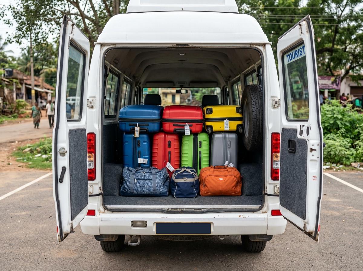 Grande Soute Arrière pour Bagages de Groupe