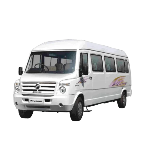 hire tempo traveller van with driver rental india trip trn