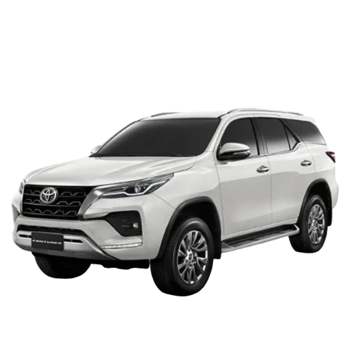 hire toyota fortuner car with driver rental india trip trn